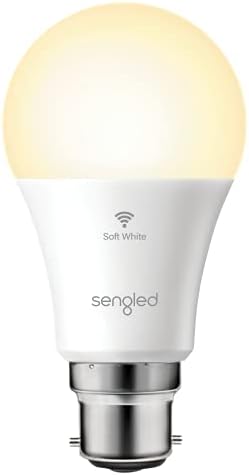 Sengled Smart Bulbs Alexa Light Bulbs Bayonet, WiFi Bulbs That Work with Alexa Smart Home Devices & Google Home, Dimmable LED Bulbs B22, Remote Control, Smart Light Bulbs 8.8W, 806LM 2700K, 1 Pack