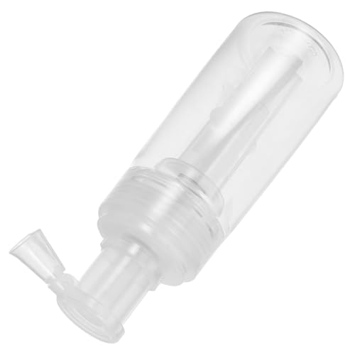 IWOWHERO Botella Pulverizadora de Polvos de Talco Recargable de Plástico Transparente Pulverización Fina para Cuidado Piel y Fibras Capilares Portátil y Ligera para Viaje
