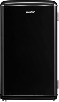 Foto di COMFEE' RCD93BL2EURT(E) Frigorifero Monoporta 93L, Design Retrò, Controllo Temperatura Regolabile, Adatto per Casa, Ufficio e Altre Applicazioni Domestiche, Colore Nero