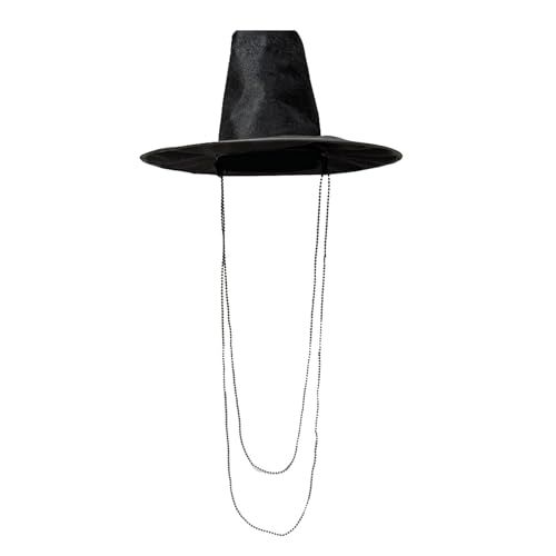 Korean Traditional Gat Hats Stage Performance Hat Idol Cosplay Hat Joseon Dynasty Traditional Hats Theme Cosplay Costume Men Costume Accessory Party Outfits