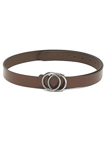Image of TEAKWOOD LEATHERS Leather Belt for Women Belts Regular Fit Casual Formal Dress Jeans & Fashion Ladies Belts for Women Belts Regular Fit Belt Any Season | Fashion Belt for Women | T BT W 01