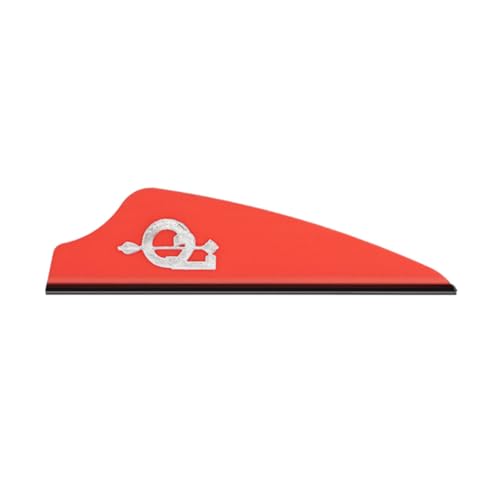 Q2i Fusion X-II | 1.75" | 36pk | RED High-Performance Arrow Fletching Vanes with Tri-Fusion Adhesion Technology for Target Archery