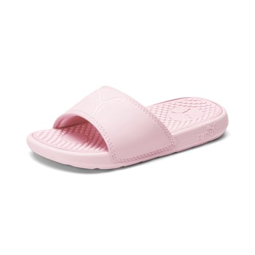 PUMA PUMA unisex child Cool Cat Shadow Slide Sandal, Lotus-puma White-pink Dogwood, 1 Little Kid US