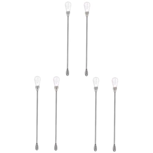 HAPINARY 3sets Sealing Wax Stirring Rod Stamp Creative Stirring Rod for DIY 2pcs*3