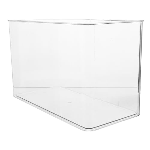 VICASKY 透明プラスチック製 ミニ水槽 小型亀飼育ケース デスクトップ用 小型爬虫類テラリウム オフィスや自宅の 卓上景観に