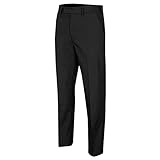 pantalon traje hombre h&m Tipo de tejido: tejido Island Green Pantalones de Golf para Hombre, XXXL-UK42\"/EU58, Regular Leg=31\", Negro