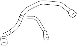 GM Genuine Parts 12673862 Positive Crankcase Ventilation (PCV) Tube