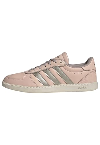Adidas Femme BREAKNET Sleek Shoes, Blush Pink/Cyber met./Wonder White, 39 1/3 EU