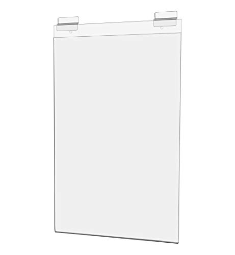Marketing Holders 2 Pack Slatwall Sign Holder for 11" x
