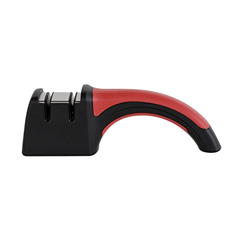 Chef'sChoice Professional Manual Knife Sharpeners Pronto Hone for 15-Degree Straight-Edge and Serrated Knives with Precise Angle Control & Compact Footprint, 2 Stage, Black by Chef's Choice - Image 6
