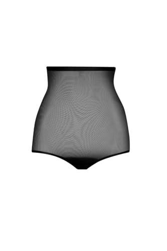 Bye Bra Formender Slip aus Tüll mit hoher Taille, Größe M, Schwarz