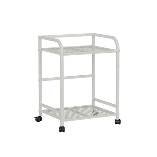 Soporte para CPU de escritorio con ruedas bloqueables, estante para impresora, soporte de torre PC para oficina en color blanco