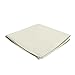 Jacob Alexander Men's Pocket Square Solid Color Handkerchief - Cream