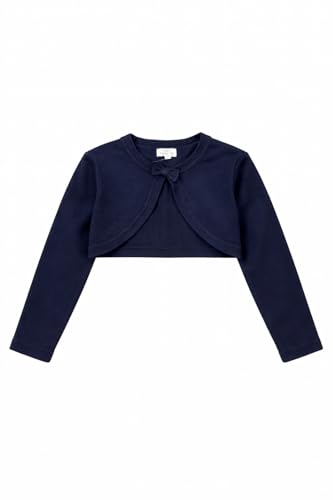 Mayoral - Chaqueta de punto elegante con lazo, bolero para ceremonia, otoño, invierno, primavera, azul marino, 6 años