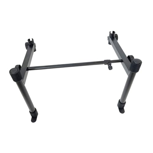 TENDYCOCO キーボードスタンドアダプター 調節可能 キーボードラックエクステンション 鉄製 楽器設置ラック 電子ピアノ対応 耐久性のある設計 家用 オフィス用