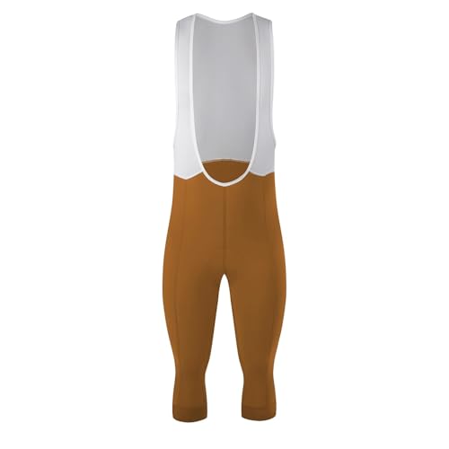 Collants en polaire thermique de cyclisme 3/4 longs pour vélo de route hiver