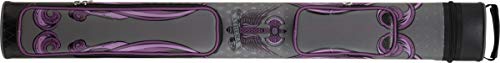 Athena Cases ATHC13 2 Butts & 2 Shafts Athena Battle Axe Hard Case - Grey, Black & Purple
