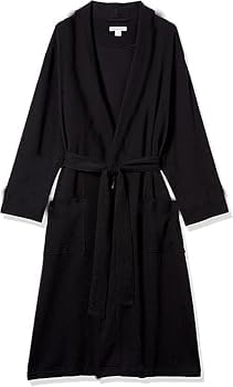Amazon Essentials Mens Lightweight Waffle Bathrobe (Available in Big & Tall)