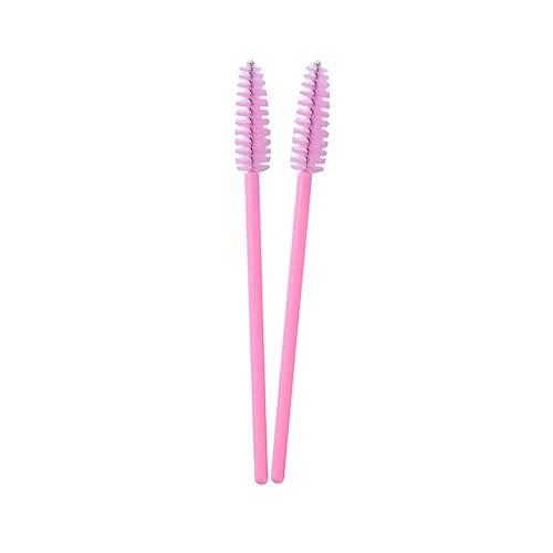 Baluue Fan Eyelash Mascara Brushes 100pcs Makeup Applicator Wands Set Brush Head
