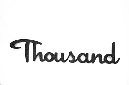 Amazon.com: Mid-Century Modern Cursive House Numbers Mid-Century Modern ...