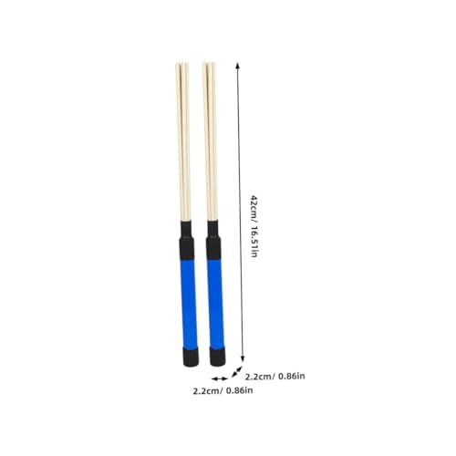 Baquetas SUPVOX para percusión madera azul miniatura 2