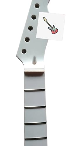 Biała gryf gitary 22 FRET 25,5" klonowa podstrunnica w połysku(Default)
