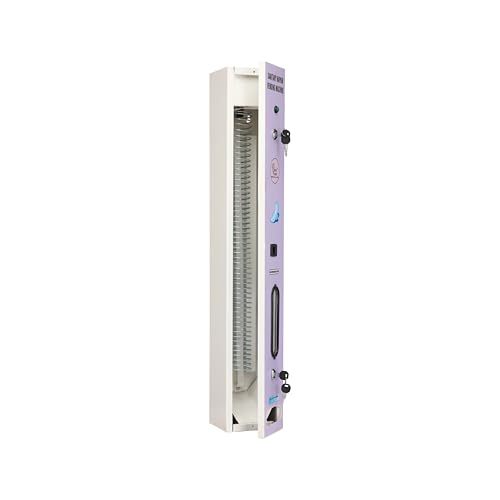 Image of By VP Industries (Push Button Operated | Capacity-50 Pads) Sanitary Napkin Vending Machine Vartical | Operates by Push Button to dispense a napkin without requiring payment.