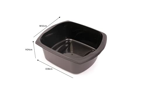 Addis Rectangular Washing Up Bowl, Linen, 9.5 Litre, 38cm x 14cm