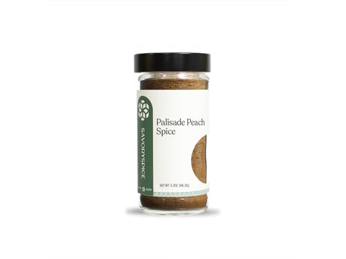 Savory Spice Palisade Peach Spice (3.3 oz) - Sweet-Spiced Peach Seasoning for Baking & Desserts - Try on Chicken & Pork for BBQ & Grilling