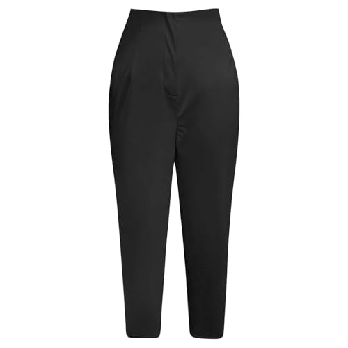 Women's Summer Solid Color Casual Fashion Slim Fit Bag Hip Casual Pants Cute Pants for Women2