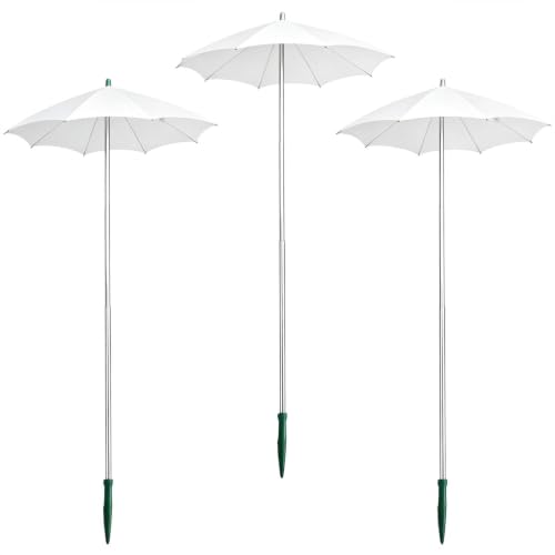 Parasol rétractable pour serre, parterres de fleurs et pelouse protecteur UV