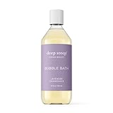 Deep Steep Bubble Bath, Lavender Chamomile, 10 oz – Soothing Soak with Shea Butter, Argan Oil, Aloe Vera & Coconut Oil – Vegan, Sulfate-Free, PH-Balanced Clean Beauty