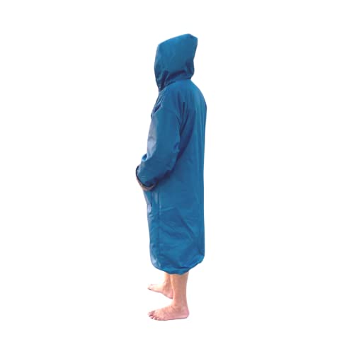 Malo’o Adult Sherpa Lined Surf Parka Changing Robe, Waterproof and