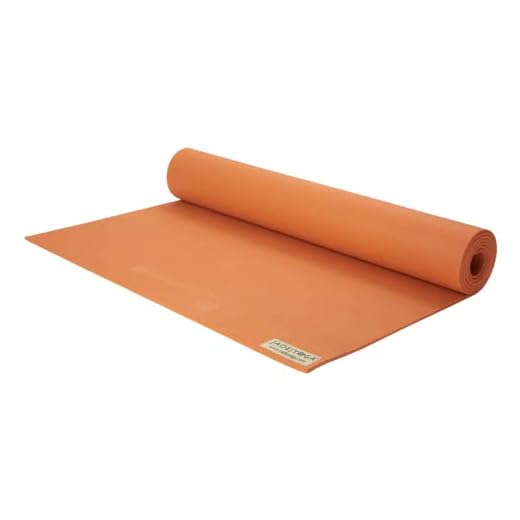 JadeYoga Harmony™ Tapete de ioga, tapete de exercício doméstico de borracha natural, tapete de ginástica durável e grosso, tapete de treino para casa, tapete de academia/tapete de alongamento, tapete de ioga antiderrapante para mulheres, tapete de ioga masculino, laranja tibetano de 172 cm