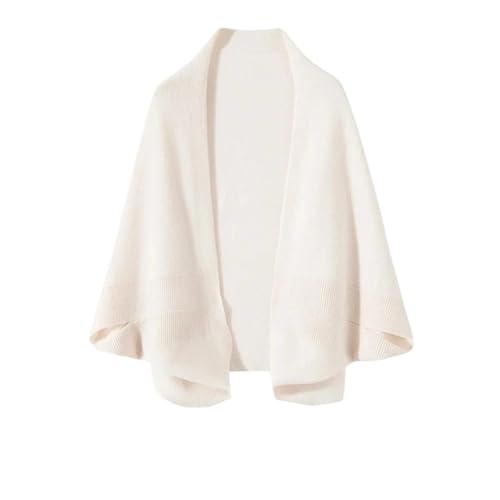 Women Wool Knitted Poncho Cardigan Shawl Fall Warm Houlder Neck Protect Scarf Cape Dual-Use Cloak