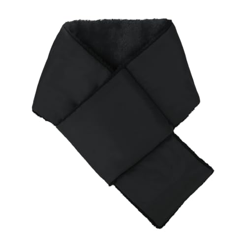 ITODA Warm Fleece Lined Down Puffer Scarf Waterproof Thick Thermal Winter Scarf for Cold Weather3