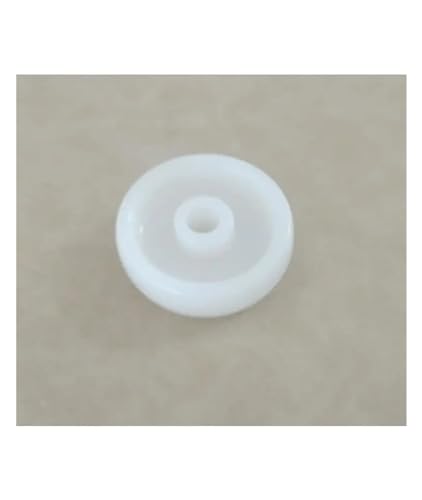 Roue simple en plastique PP blanc 30mm pour lit pliant lot de 4