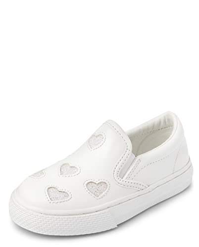 The Children's Place Girl's Baby Toddler Casual Slip on Shoes Sneaker