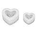 2 Pezzi Stampo in Resina a Forma di Cuore, Stampi in Silicone Cuore 3D Cuore Fatto a Mano Strumento di Creazione di Gioielli Fai da Te per Candela Fatta A Mano Sapone Giocattoli Fai da Te Ornamenti De