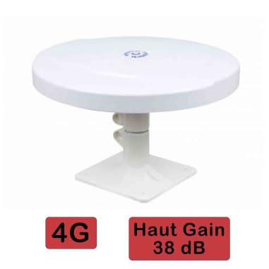 ANTARION Antenne TNT Passive omnidirectionnelle Bateau Camping-Car Gain 38dB