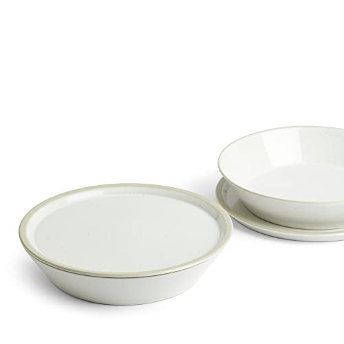 Royal Doulton Urban Dining Bowl 25cml & Plate/Lid 25.5cm White 4 Piece Set