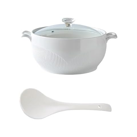 NNYCC Large Porcelain Soup Tureen with Lid Cover