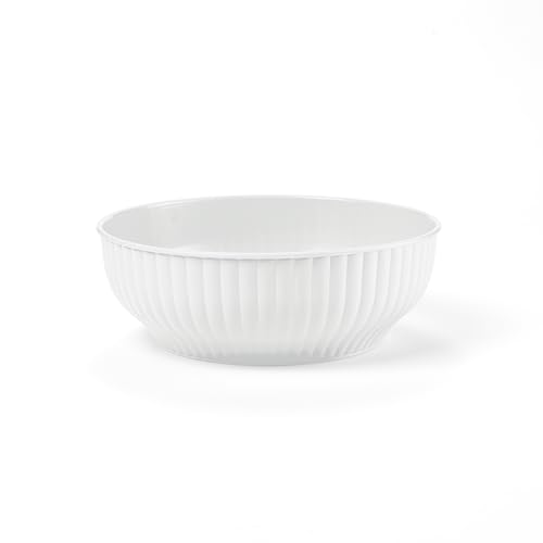 Blim IN002-D00340-000 Insalatiera a Coste, Plastica, Bianco
