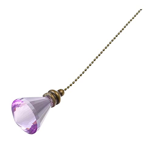Image of Yardwe Decorative Crystal Hanging Pendant Gemstone Shaped Prism Lamp Ornament for Indoor and Outdoor Use Quality Crystal Hook for Easy Hanging and