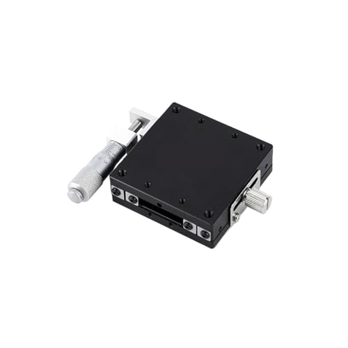 Mesa de desplazamiento óptico eje X LGX40-R con perilla micrométrica de precisión