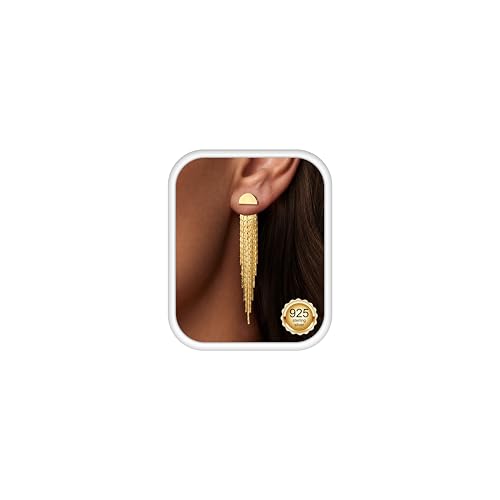 Image of Chriscoco 14K Gold Plated Dangle Earrings for Women Silver Dangly Earrings