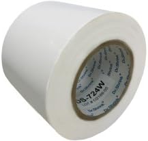Dr. Shrink DS-724W 4 in. x 180 ft. Permanent Shrink Wrap Tape - White & Gray
