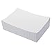 Scalloped Paper Placemats Bulk - Case of 1000 Rectangular Mats - 10" x 14" White Placemats - Disposable Commercial Place Mats for Health Care Facilities, Restaurants, Diners, and Catered Events