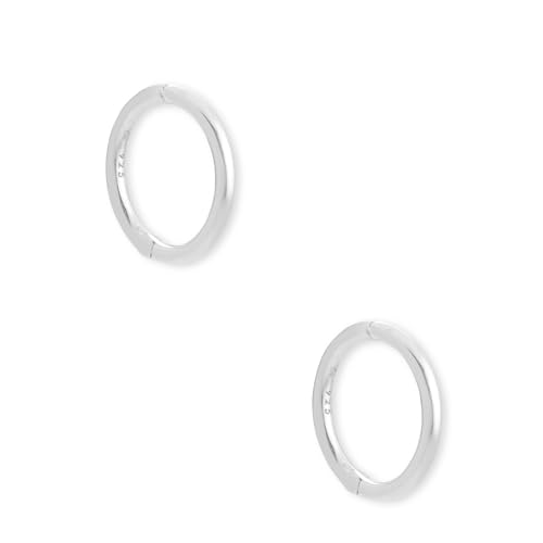 Kendra Scott Keeley 10mm Huggie Earrings in Sterling Silver2