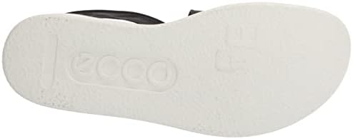ECCO Women's Yuma Flat Sandal, Black, 4-4.5 | Image 3